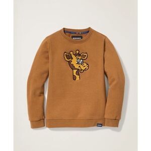 Bonobos NWT Kids Geoffrey Long Sleeve Crewneck Graphic Sweatshirt Rubber